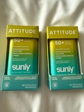 2X NEW Attitude Face Sunscreen ($20)